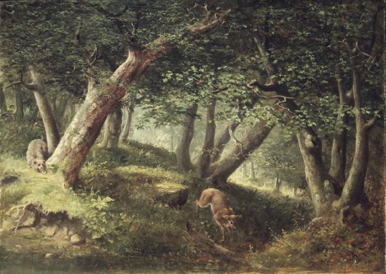 William Holbrook Beard In the Forest Norge oil painting art